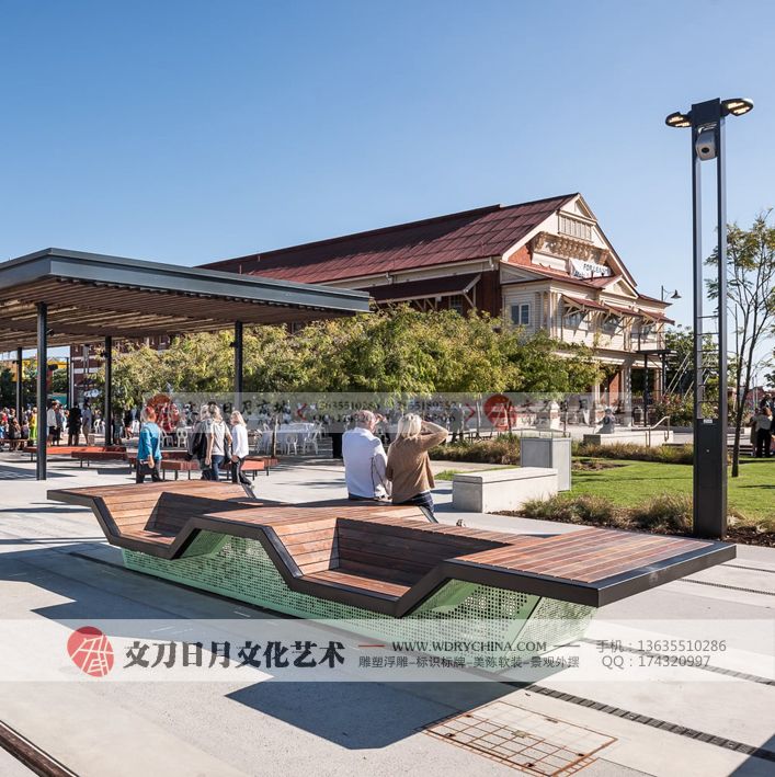 定制戶(hù)外座椅不銹鋼公園椅創(chuàng)意異型座椅樹(shù)葉公園椅防腐木花箱座椅 廣場(chǎng)長(zhǎng)條休閑椅凳